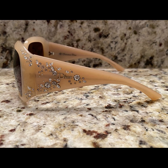 Christian Dior Ondine Crystal Rhinestone Sunglasses RARE - Picture 5 of 13
